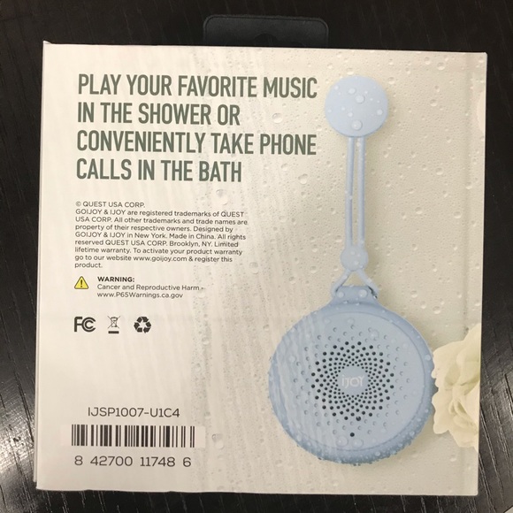 I Joy Ipx4 Splash Proof Shower Speaker 